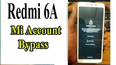 Redmi 6/6A Mi Account Remove Free Without Credit Mi Account Bypass