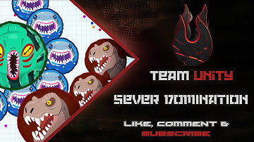 Agar.io - Team Unity | Quake432, Obus, and Icy Modz | Server Domination Highlights