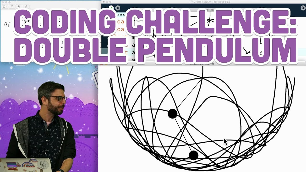 Coding Challenge #93: Double Pendulum