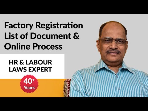 Factory Registration, List Of Documents And Online Process