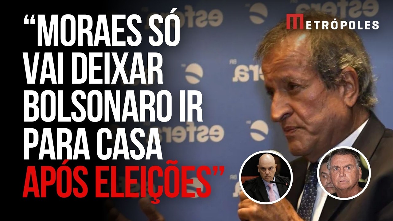 Valdemar diz que Moraes só vai tirar Bolsonaro da prisão após eleição