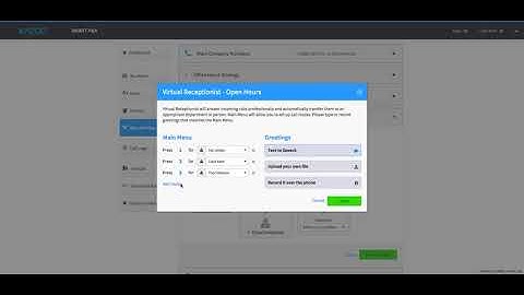 How to set IVR (Virtual Receptionist) or manage Incoming Call Handling in Cloud PBX