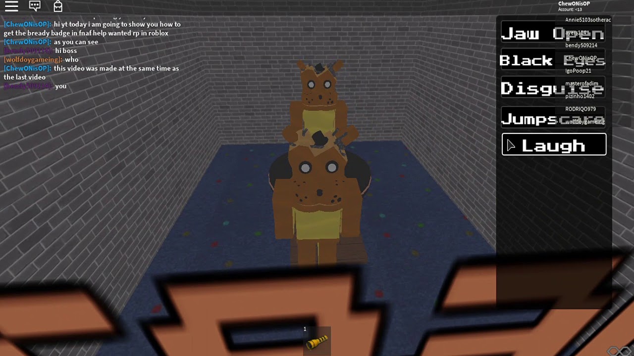 How To Get The Bready Badge In Fnaf Help Wanted Rp In Roblox 2020 Youtube - roblox help wanted