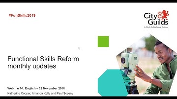 Functional Skills 2019 reforms #FunSkills2019 – November monthly updates