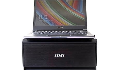 MSI GS30 2M Shadow and Gaming Dock Review