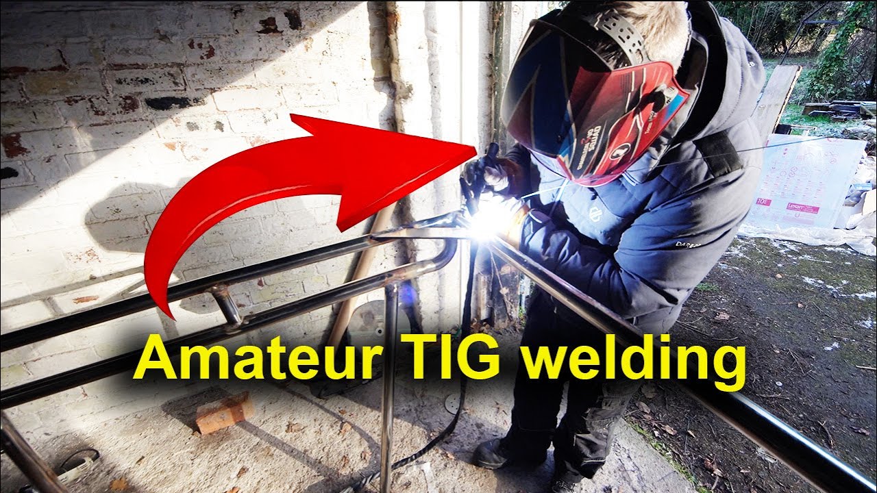 AMATEURS trying to TIG WELD a Stainless Yacht Solar Frame