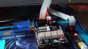 MAXimator (Altera MAX10 FPGA) example project: VGA tester