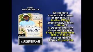 Aurilien Efflage ~ Short Obituary