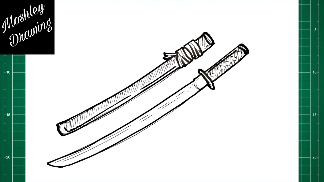 wakizashi sword drawing