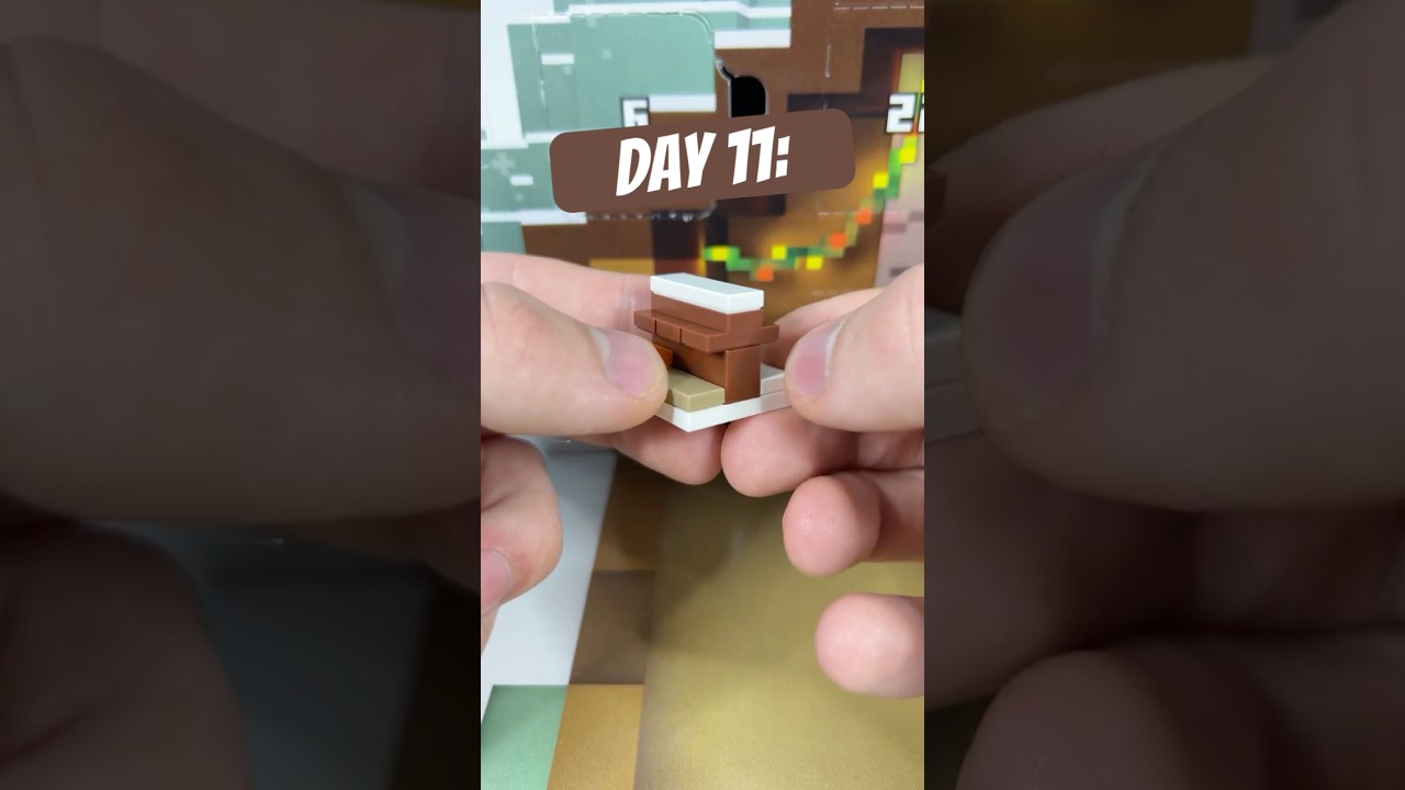Открытие Адвент-календаря LEGO Minecraft 2025, день 11 