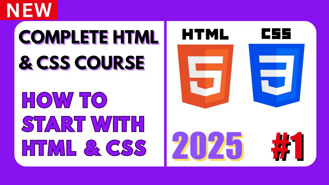 HTML and CSS Tutorial in Hindi | Complete Course (2025) - YouTube
