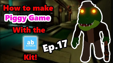 How to make a Piggy Game using the AlvinBlox kit (Gun & Ammo) - Ep 17