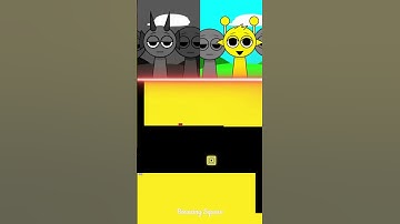 Choose your SPRUNKI TEAM ! Purple Vs Yellow / Squaro the Bouncing Square