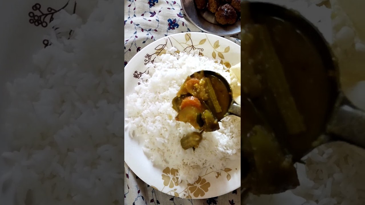 sambar and rice