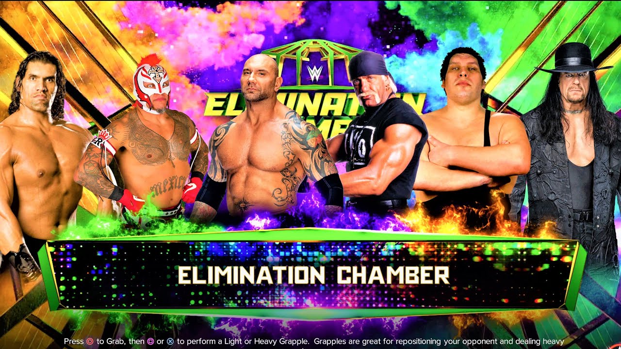6-Man Elimination Chamber Match #2 - WWE 2K23