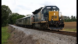 W001 chase across the CSX Dothan Subdivision