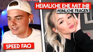 VERHEIMLICHTE EHE mit Celina | Speed FAQ | Community schätzen | Jonas Stream