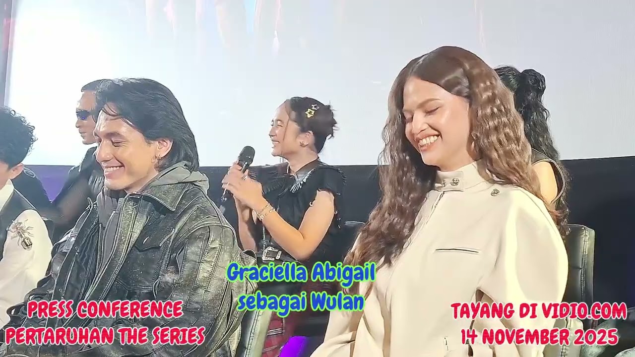 Jefri Nichol action dan cinta keluarga PRESS CONFERENCE PERTARUHAN THE SERIES 3 HANYA DI VIDIO.COM