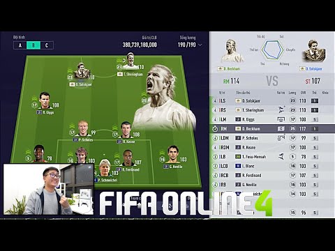 FIFA ONLINE 4: Đi Chợ Xây Team David Beckham ICON & Siêu Đội Hình TUYỂN ANH & MAN UTD 98/99 By ILF