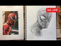 How to Draw Spider-Man ???? LIVE WORKSHOP