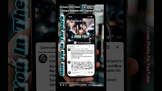 [⚡️ Just 3 Photos Trending 🚀 ] Miss You In The Dark | Easy Edit | 🆕 CapCut Template | Aesthetic