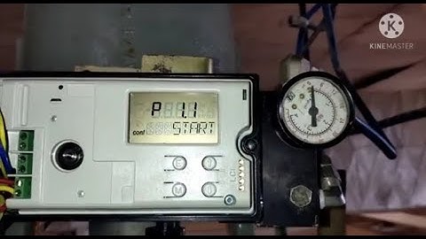 ABB EDP300 Smart Positioner Calibration   ABB Smart Positioner Calibration