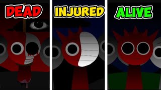 Incredibox Sprunki Dead Versions Vs Injured Versions Vs Alive Versions