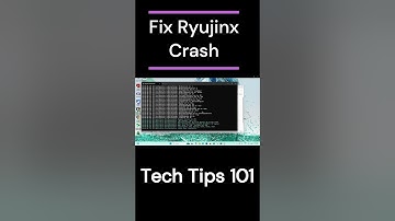 Ryujinx Crash Fixed! Ultimate tutorial in just 30 second