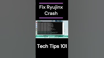 Ryujinx Crash Fixed! Ultimate tutorial in just 30 second