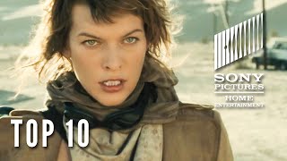 Ten Awesome Action Scenes from Resident Evil (1, Apocalypse, &amp; Extinction)