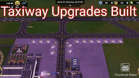 Taxiway Upgrades | Airport Simulator Tycoon: First Class