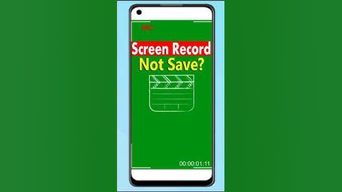How to fix Screen Recording not save in android, Screen recording failed to save #androidtip #shorts