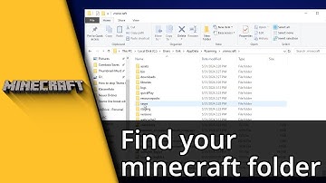 How to find the Minecraft folder ✅ Tutorial