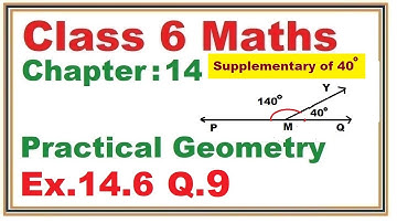 Ex.14.6 (Q.9) Chapter:14 Practical Geometry | Ncert Maths Class 6 | Cbse