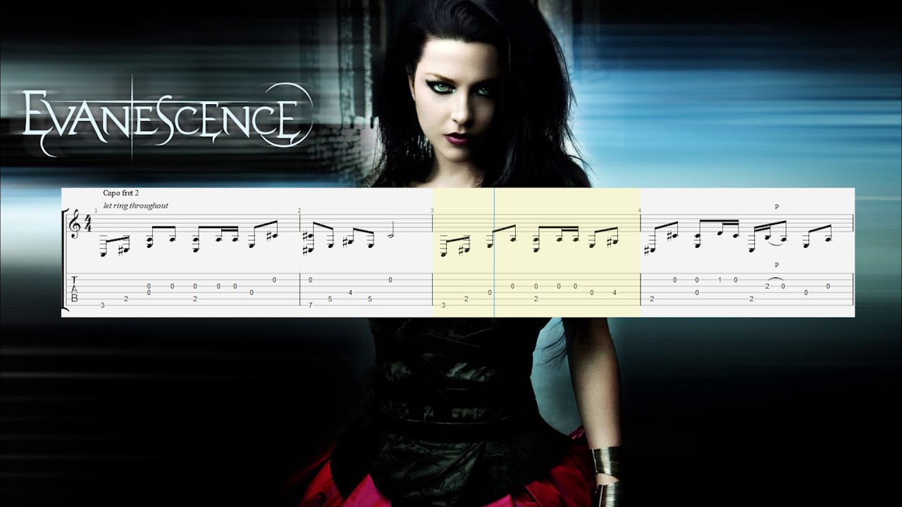 How to play "Evanescence - My Immortal" on guitar (Tabs) Fingerstyle