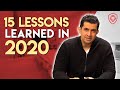 15 Lessons Learned in 2020