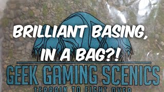 EASY Basing method for WARHAMMER miniatures from Geek Gaming Scenics!