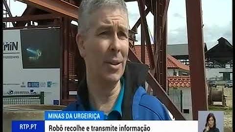 INESC TEC: Robô UNEXMIN testado na Urgeiriça, RTP, 8ABR2019