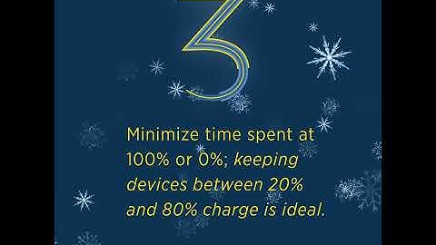 Tips for extending the lifetime of lithium-ion batteries