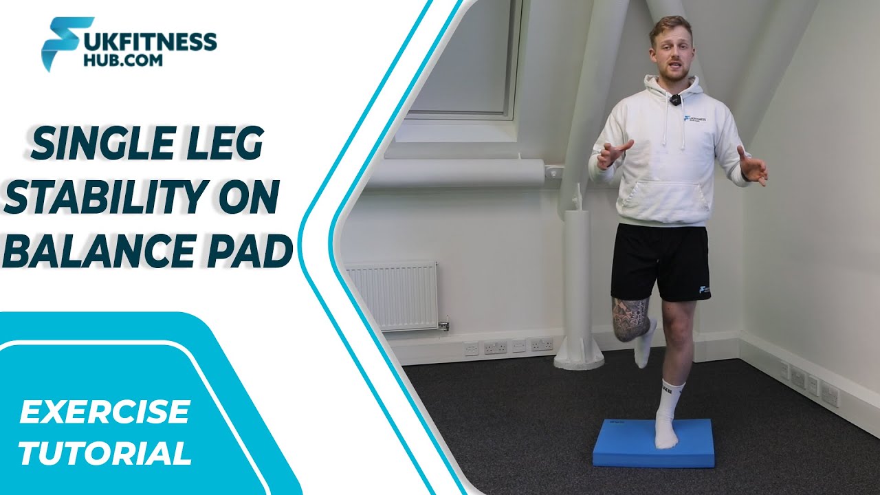 Exercise Tutorial: Single Leg Ankle Stability On Balance Pad 