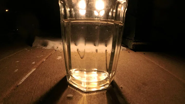 Water Freezing Gopro Timelapse