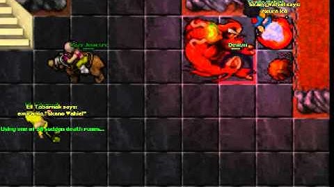 My first demons in tibia !!!!!