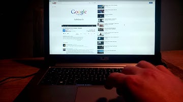 elementary OS Luna multitouch on a Zenbook Prime