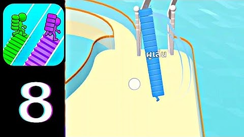 Bridge race - Gameplay Walkthrough Part 8 Best Racing Game (iOS, Android)