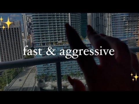 ⚡️Fast & Aggressive ASMR Hotel Room Tour No Talking // Camera Tapping, Scratching // Lofi Triggers