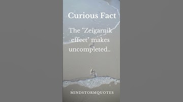 The Zeigarnik Effect: Unfinished Tasks and the Power of Persistence