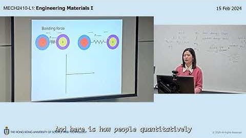 HKUST MECH2410 Engineering Materials I Bonding
