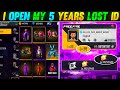 I opened my 5 years lost id       free fire 