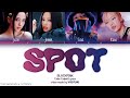 (ZICO feat. Jennie | AI Cover) BLACKPINK SPOT Color Coded Lyrics (블랙핑크 SPOT 가사)