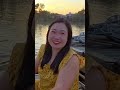 Alone on the Mekong at Sunset… Carrying a Boat Full of Rice